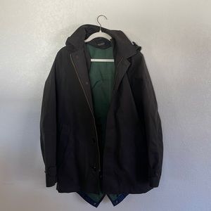 Scotch & Soda rain coat with detachable hood